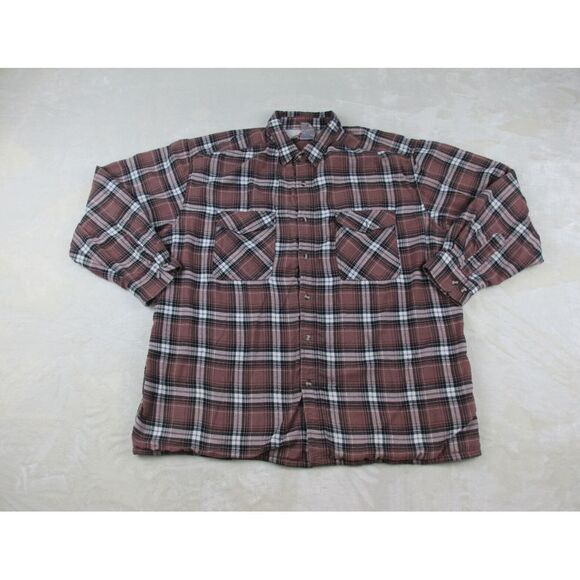 Sports Afield Shirt Mens Extra Large Brown Plaid Button Up‎ Long Sleeve Casual* - Picture 1 of 9